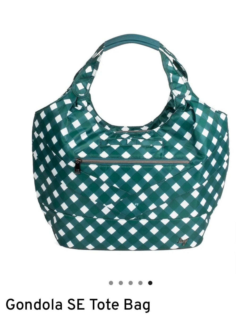 NWT- Lug Gondola SE Gingham Evergreen